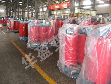 非晶合金干式变压器生产现场